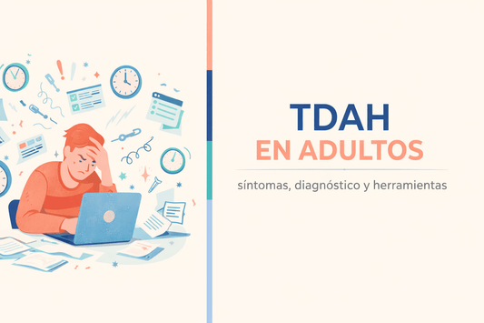 Ilustración que representa TDAH en adultos