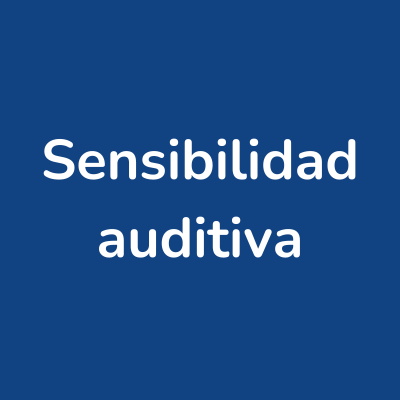 Sensibilidad auditiva