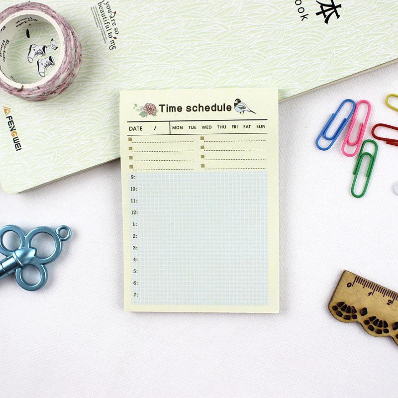 Mini planificador semanal y mensual