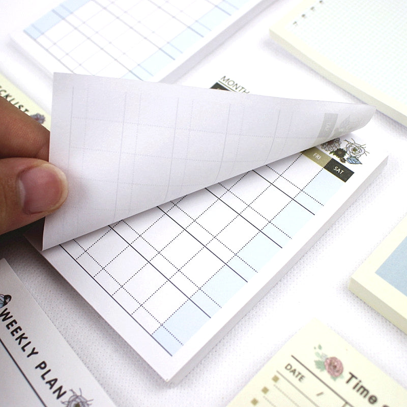 Mini planificador semanal y mensual