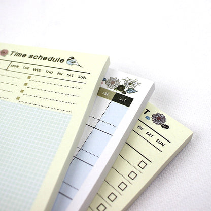 Mini planificador semanal y mensual