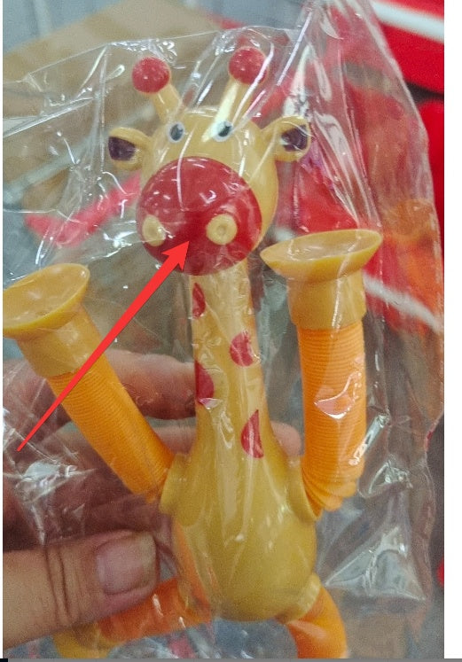Juguete antiestrés con forma de jirafa