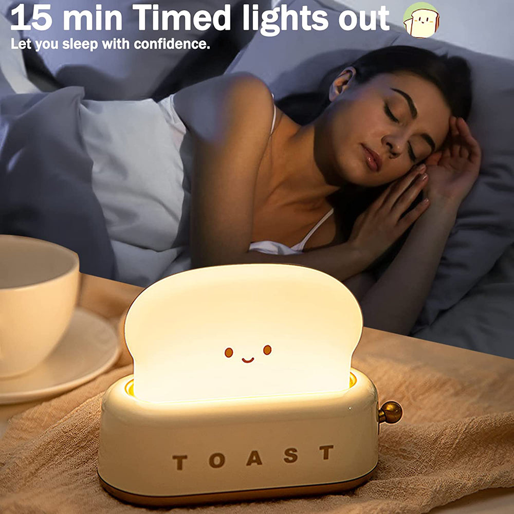 Lámpara LED con forma de tostadora