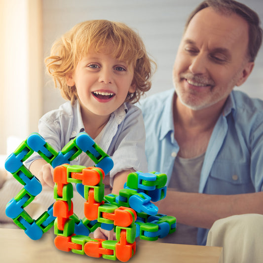 Juguete antiestrés con forma de cadena