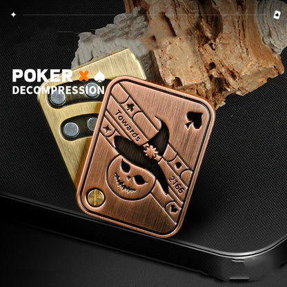 Spinner antiestrés con forma de carta