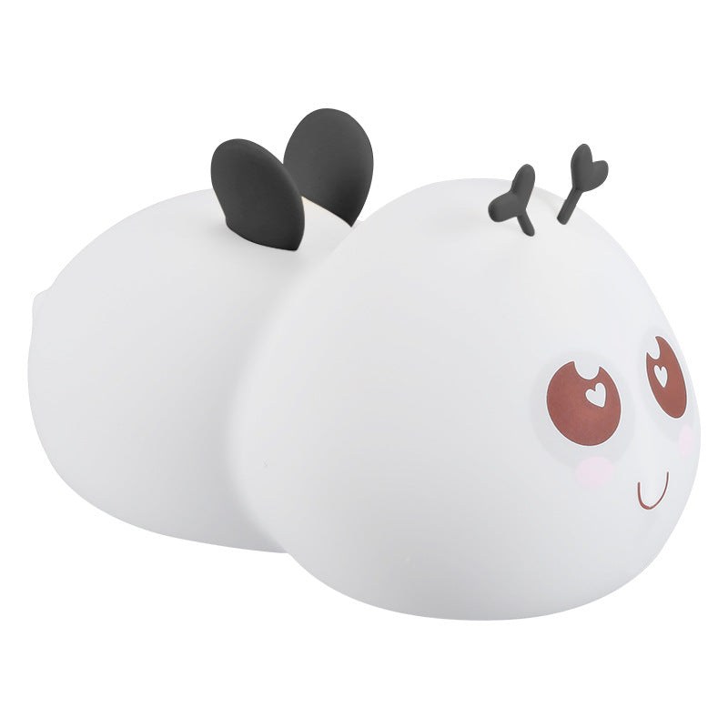 Lámpara nocturna de silicona con forma de abeja