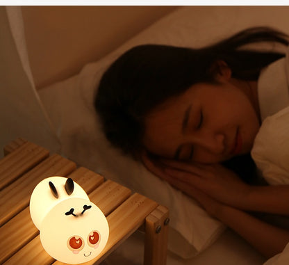 Lámpara nocturna de silicona con forma de abeja