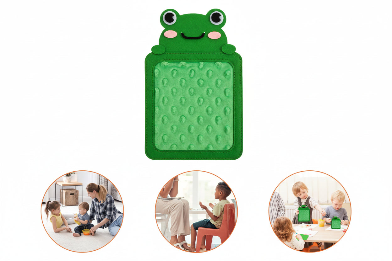 Afombrilla sensorial con forma de rana | Neuromart