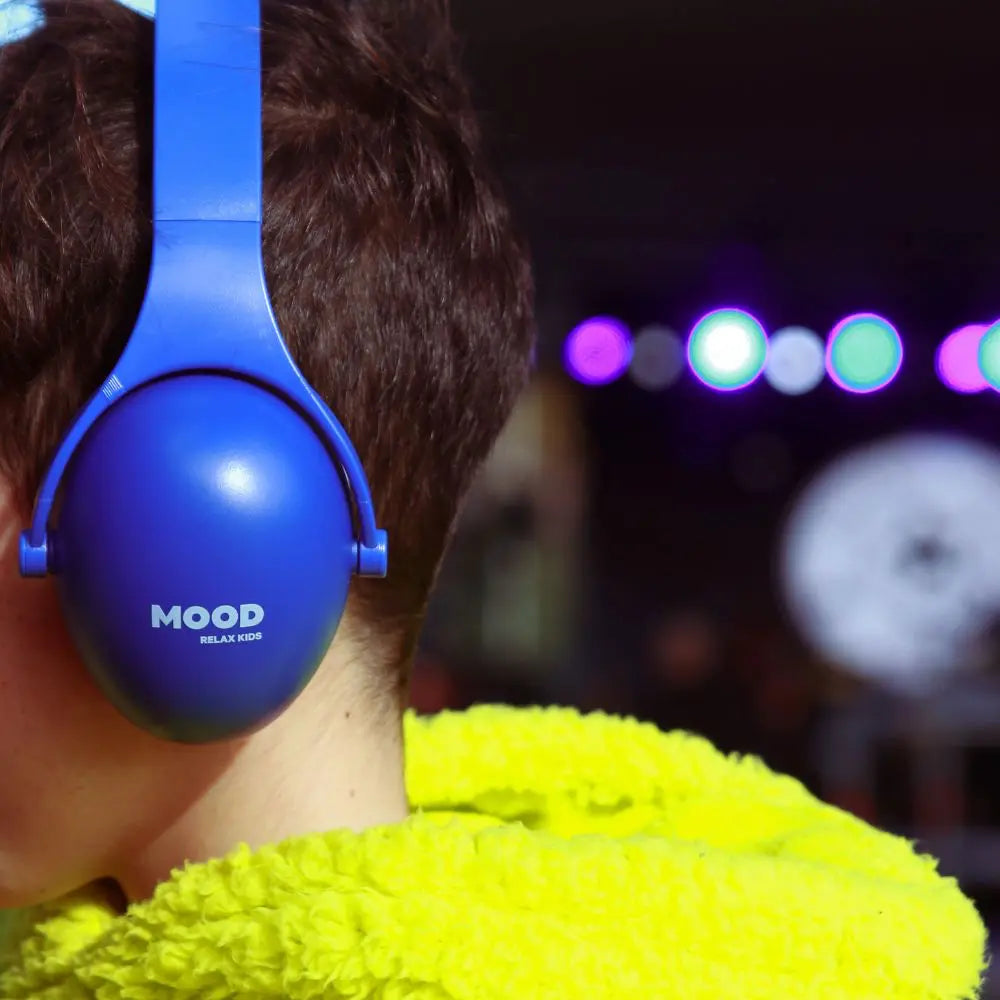 Casco antirruido azul para niños de Mood | Neuromart