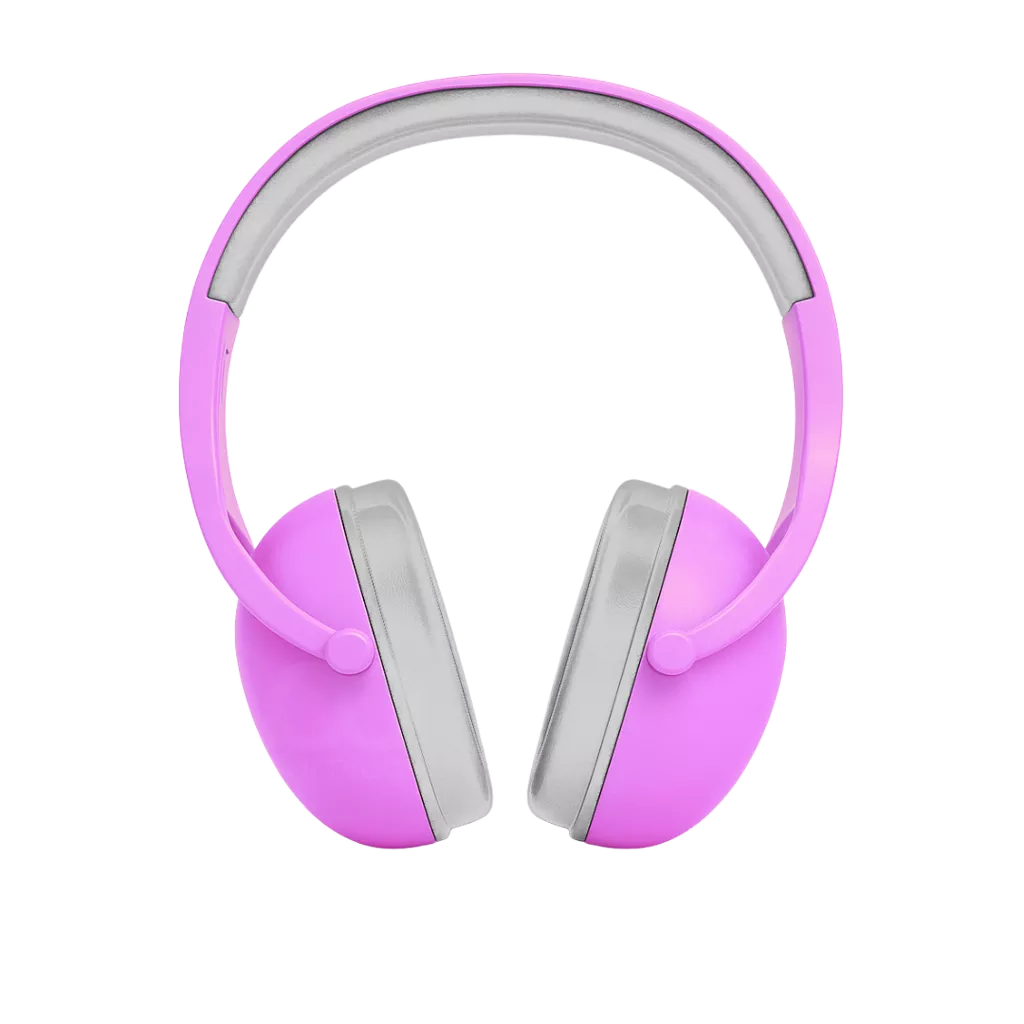 Casco antirruido rosa para niños de Mood | Neuromart