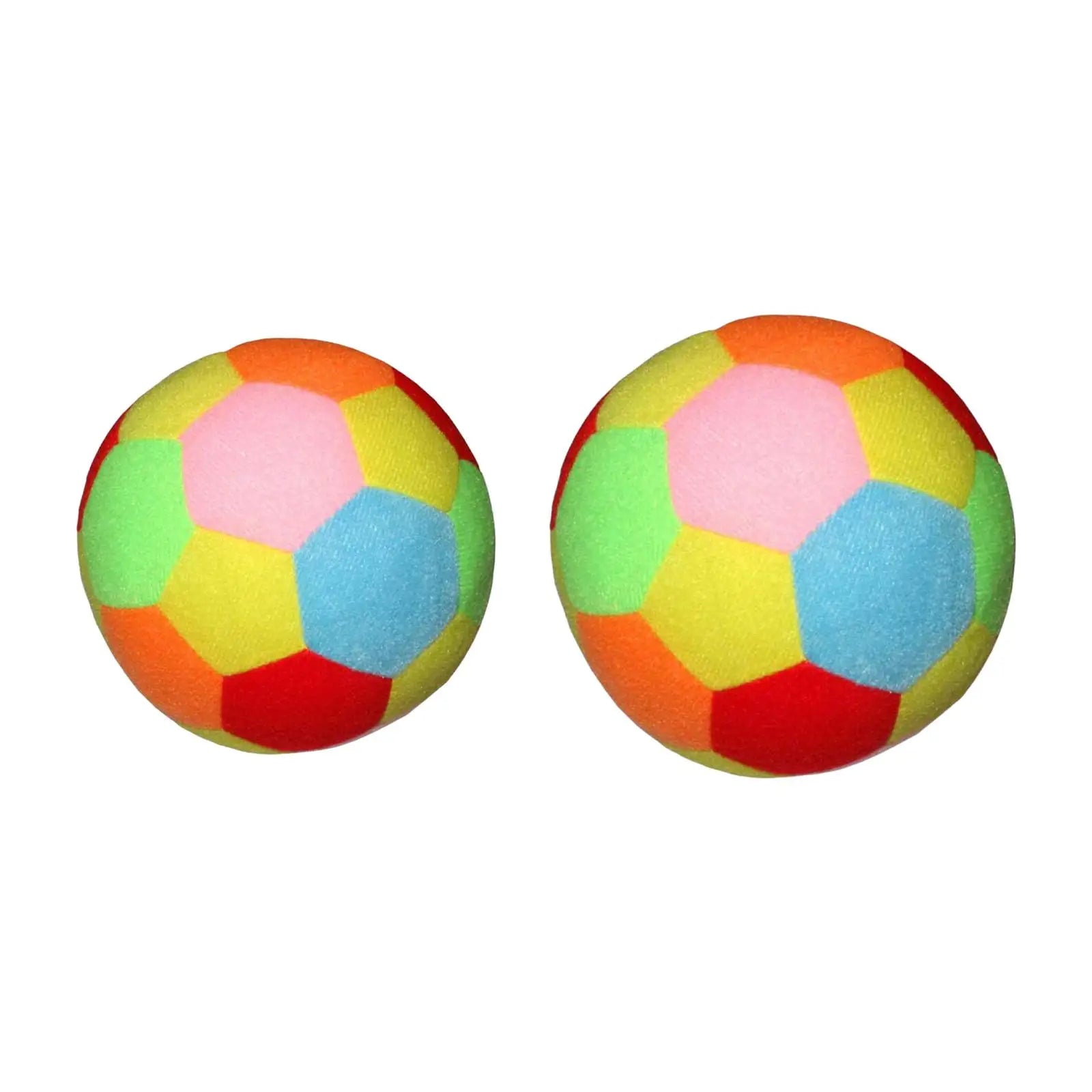 Dos pelotas de fútbol suave juguetes sensoriales | Neuromart