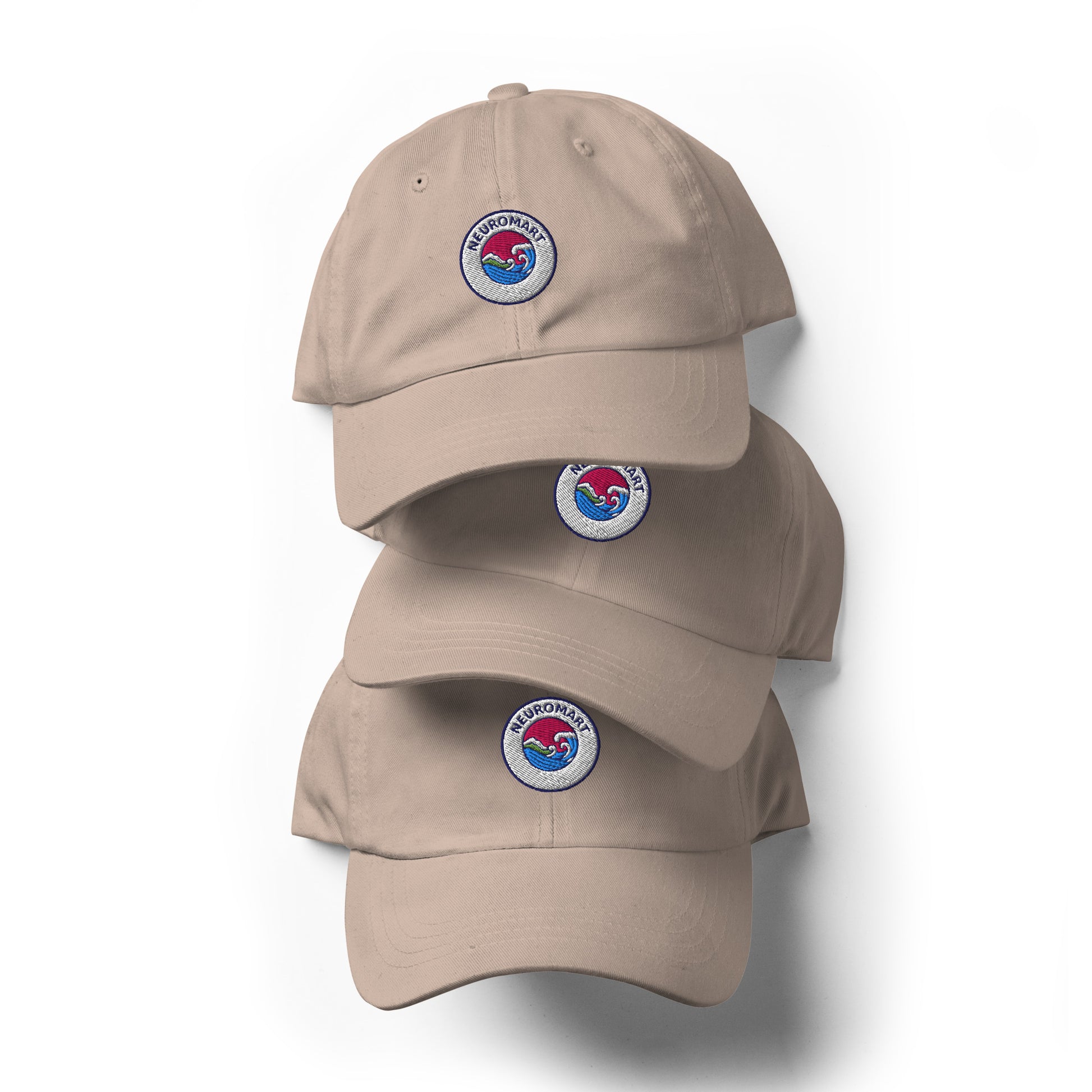 Gorras color piedra frontales | Neuromart