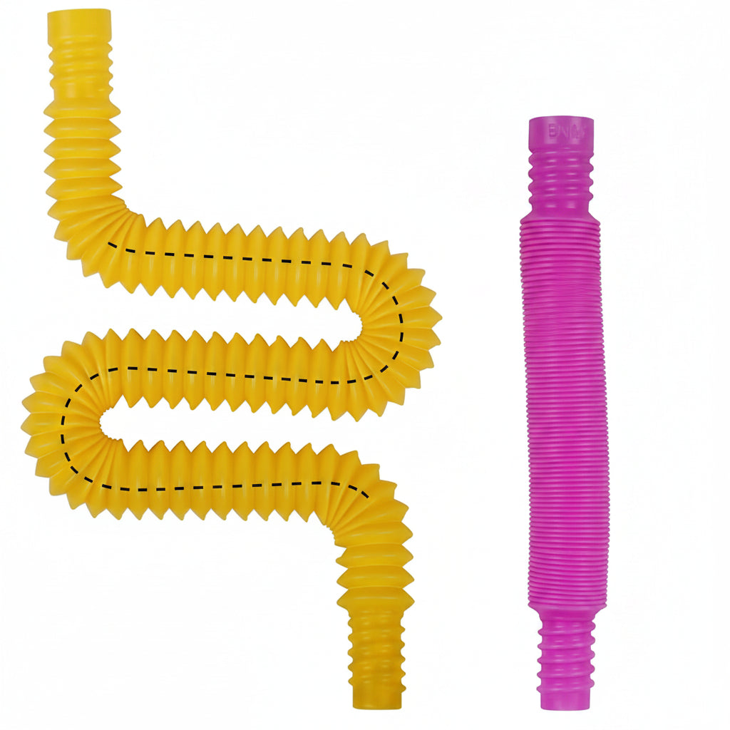 Mini tubo sensorial fidget en uso | Neuromart
