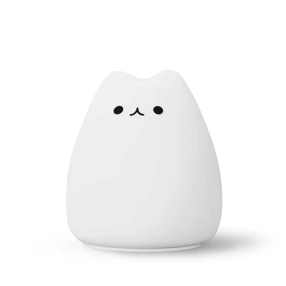 imagen de una mini lámpara noctura gatito despierto | Neuromart