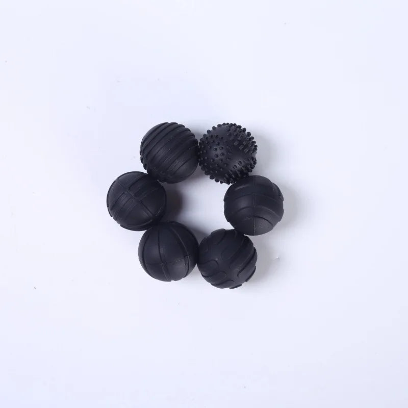 Juguete sensorial con forma de bolas de silicona negras | Neuromart