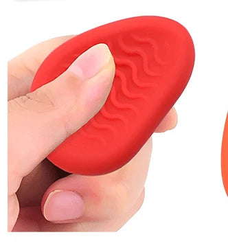 Juguete sensorial con forma de piedra rojo | Neuromart