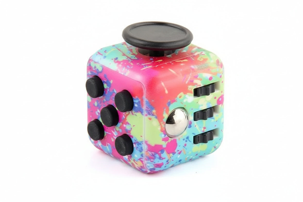 Juguete sensorial tipo fidget dado multicolor | Neuromart