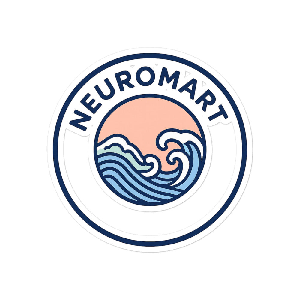 Pegatina antiburbujas con logo mediana | Neuromart
