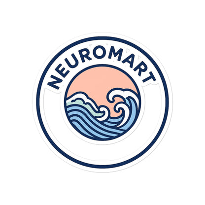 Pegatina antiburbujas con logo mediana | Neuromart