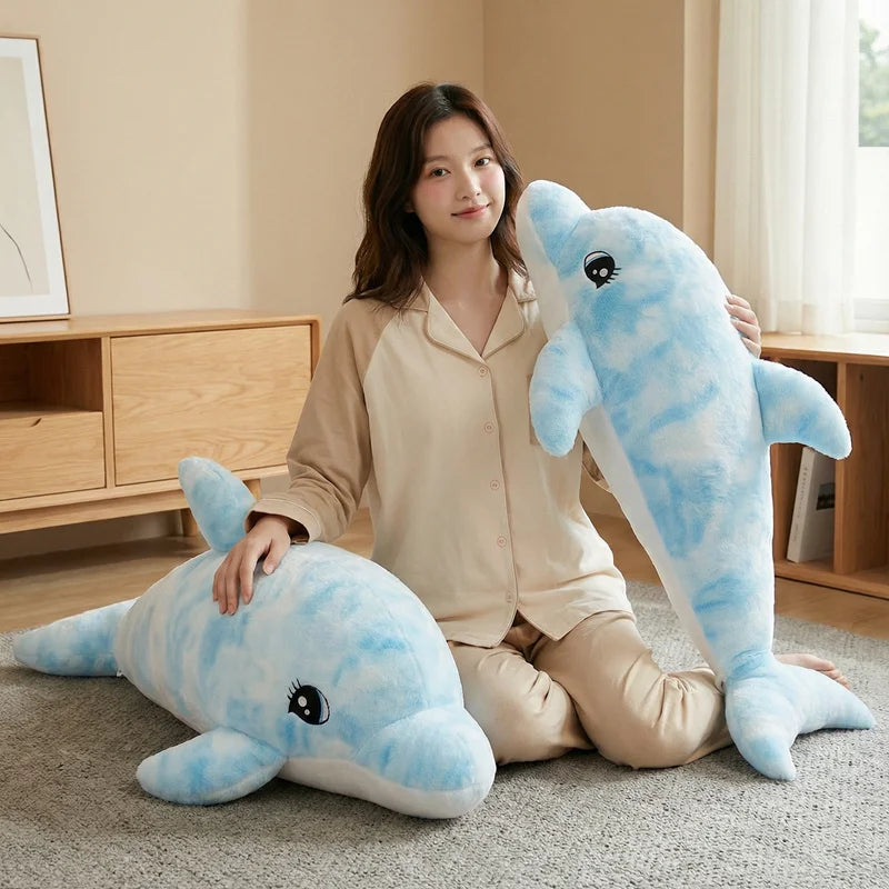 Peluche con forma de animal marino azul | Neuromart