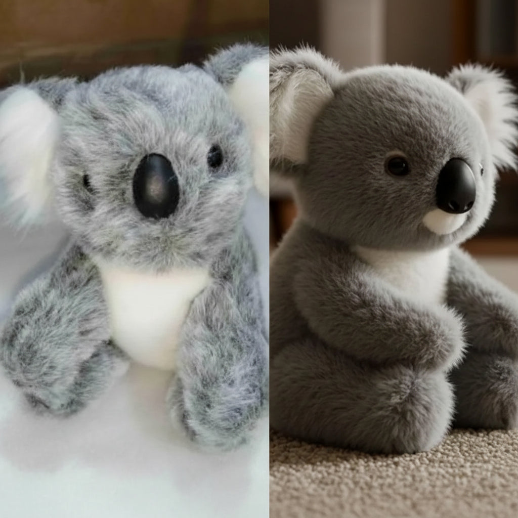 Peluche gris con forma de koala | Neuromart