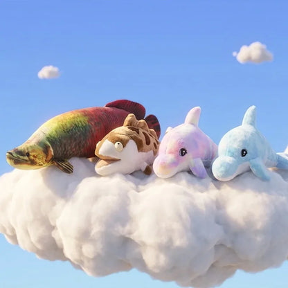 Peluches diferentes con forma de animales marinos | Neuromart