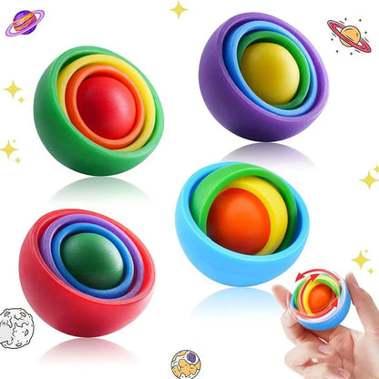 Fidget giratorio 3D tipo giroscopio | Neuromart