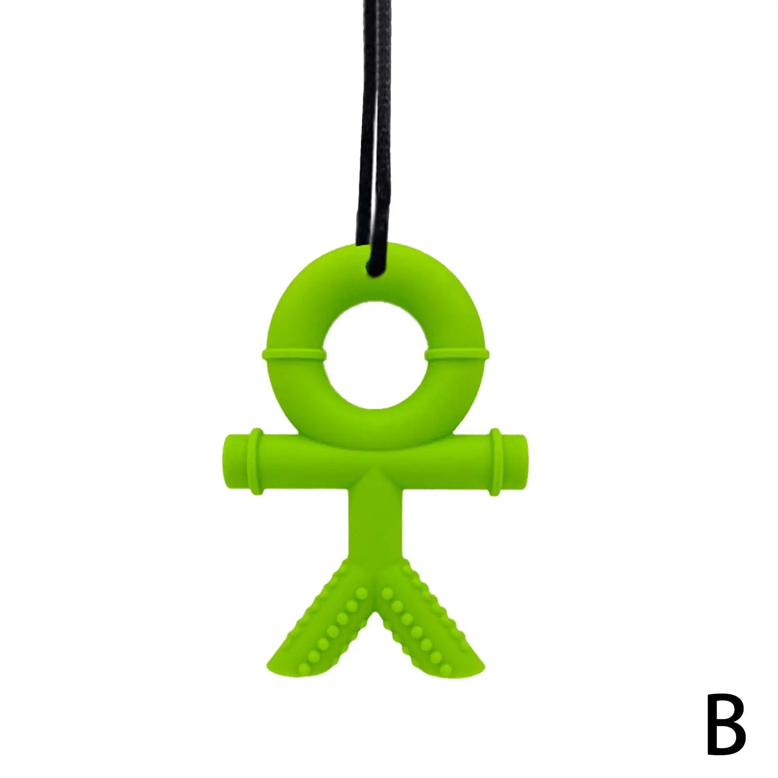 Colgante mordedor con forma de muñeco - apoyo autismo y TDAH | Neuromart