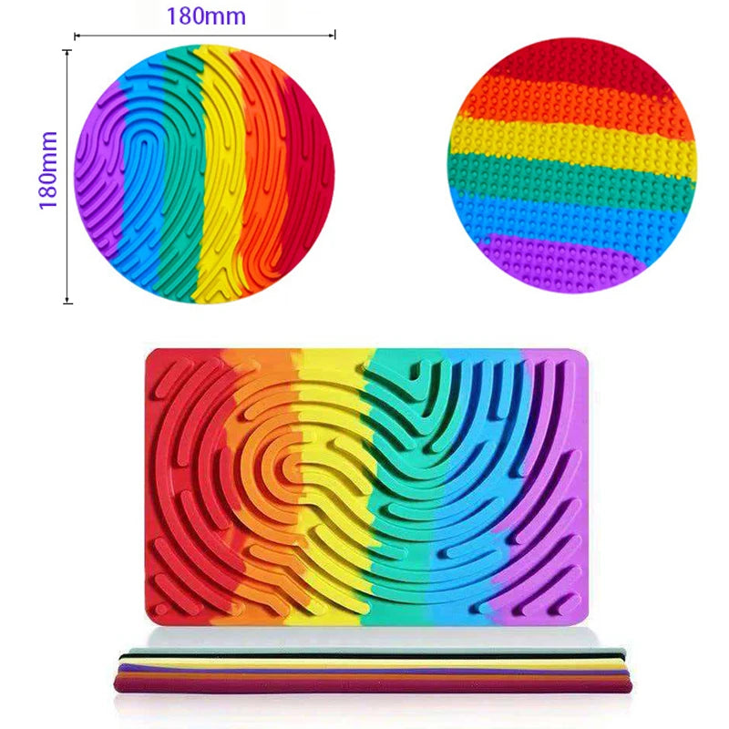 Tablero de actividad rectangular o circular
