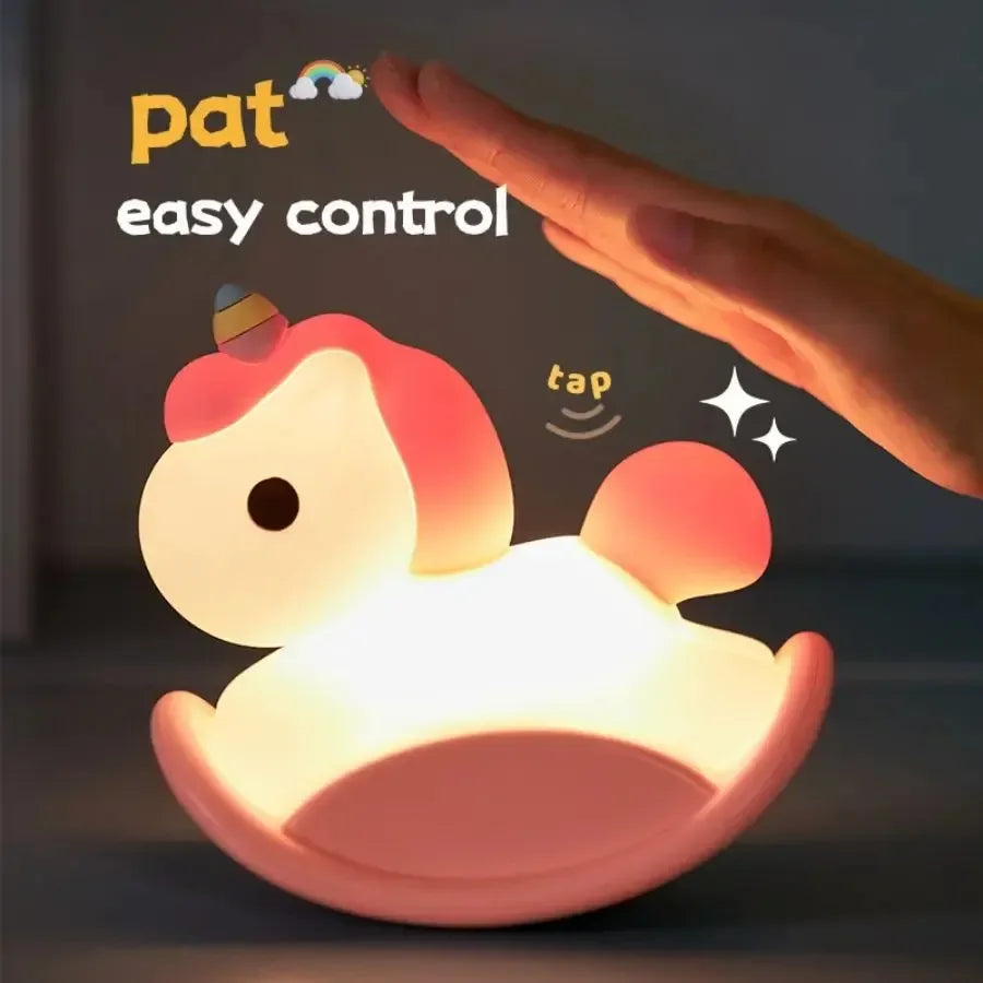 Mini lámpara nocturna para niños color rosa | Neuromart