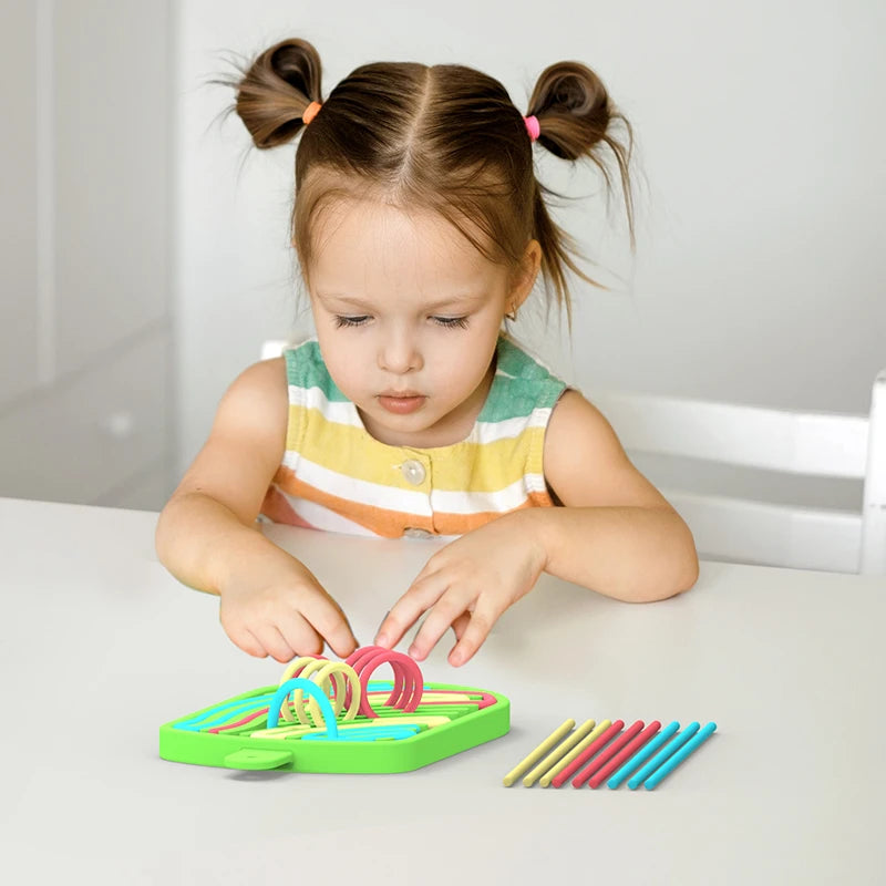 Tablero de actividad sensorial de silicona - colores variados | Neuromart