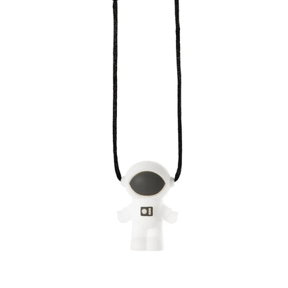 Colgante mordedor astronauta color blanco y gris | Neuromart