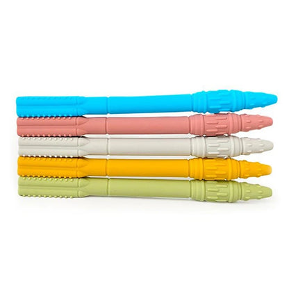 Tubo mordedor sensorial de silicona - colores disponibles | Neuromart