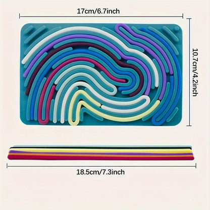 Tablero de actividades sensorial - colores variados | Neuromart