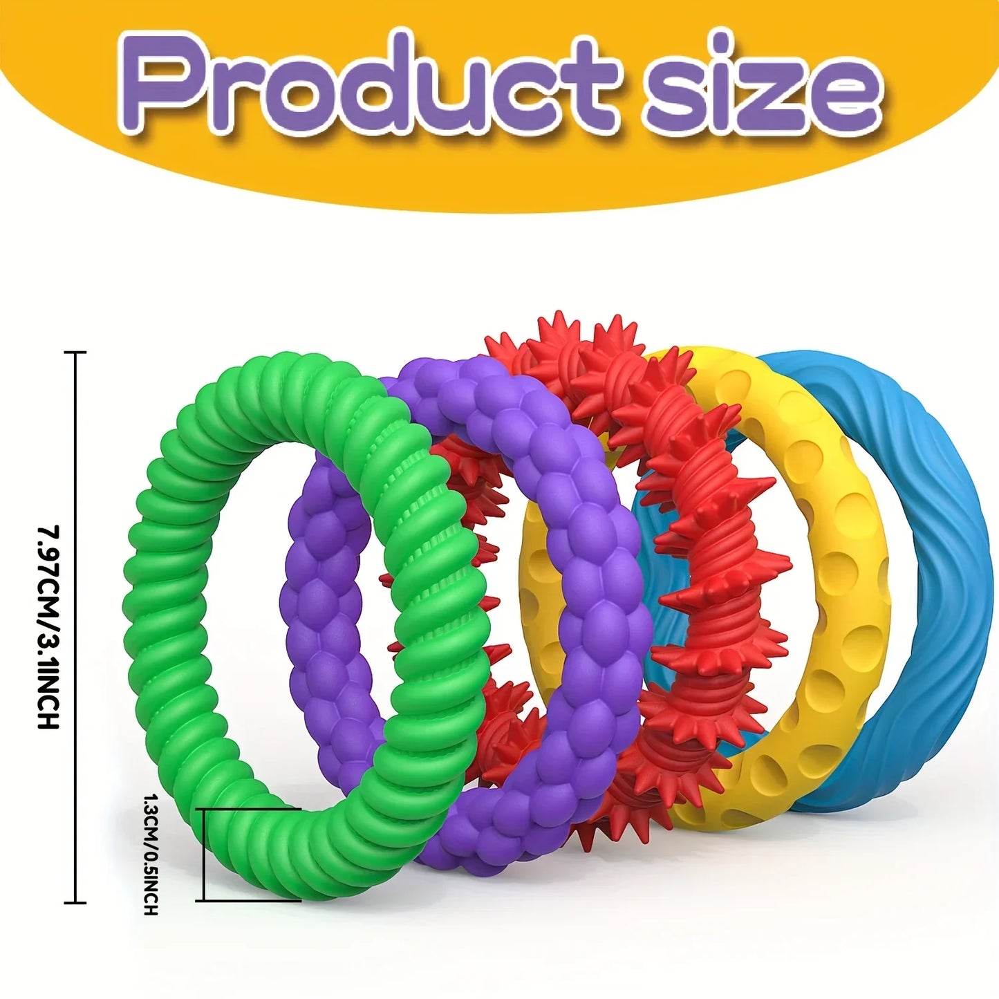 Pulsera sensorial fidget EDC varios colores | Neuromart