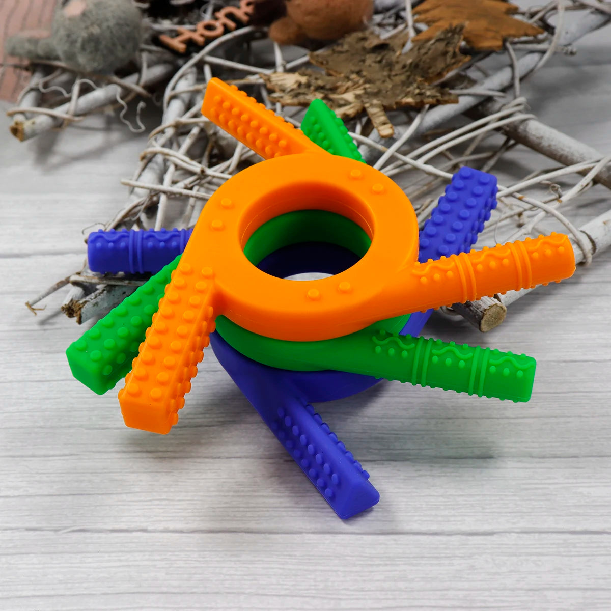 Juguete mordedor para niños con autismo - colores variados | Neuromart