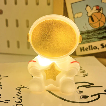 Lámpara LED nocturna con diseño de astronauta con mano | Neuromart