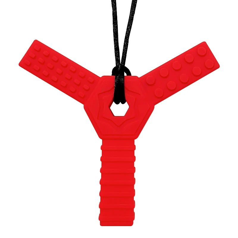 Colgante masticable sensorial de silicona - diseño ergonómico | Neuromart