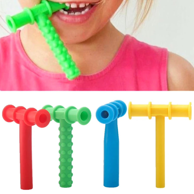 Mordedor sensorial con forma de martillo - colores variados | Neuromart