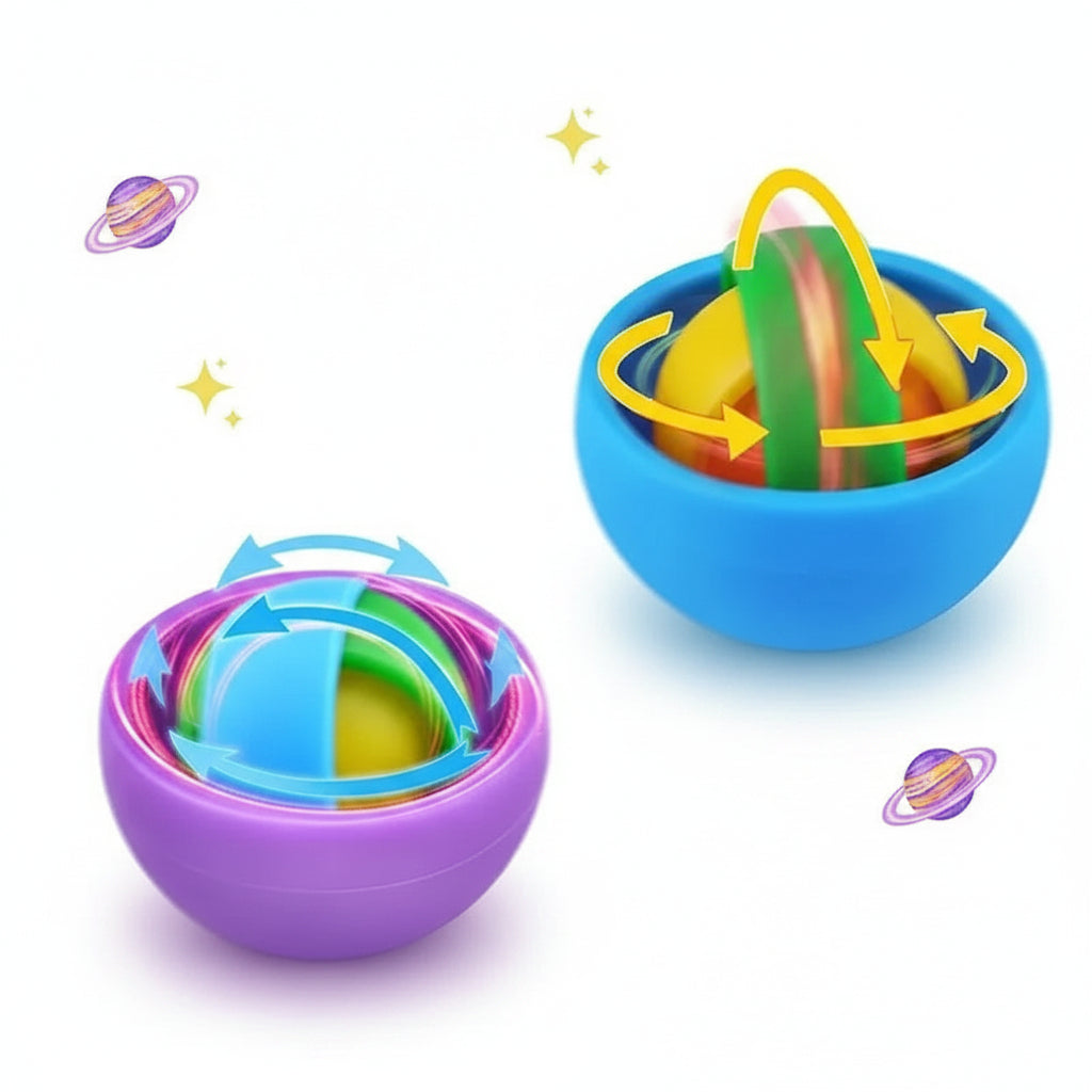 Fidget giroscopio 3D en mano | Neuromart