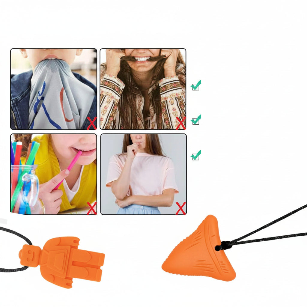 Collar masticable sensorial color verde | Neuromart