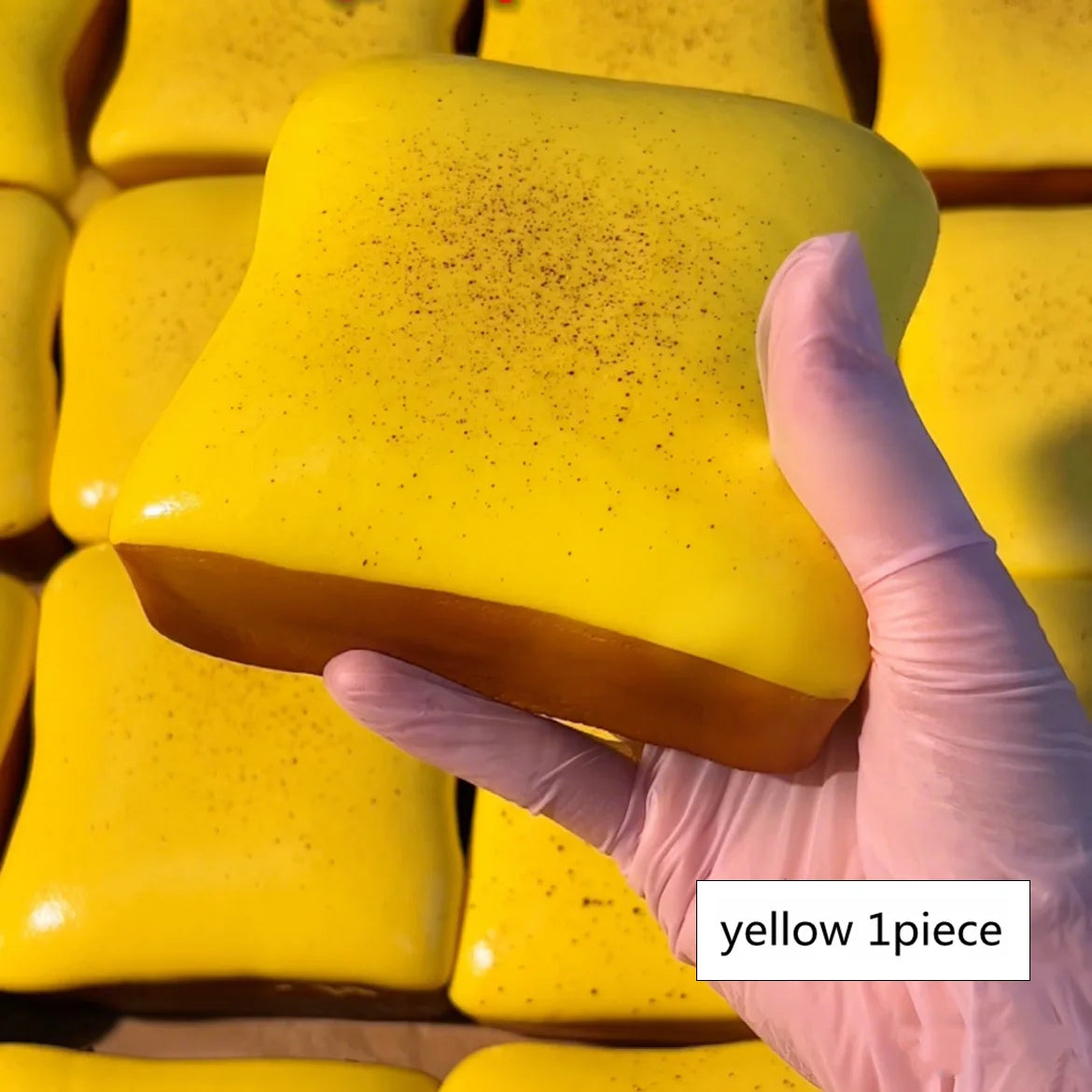 Juguete de descomprensión con forma de tostada para apretar