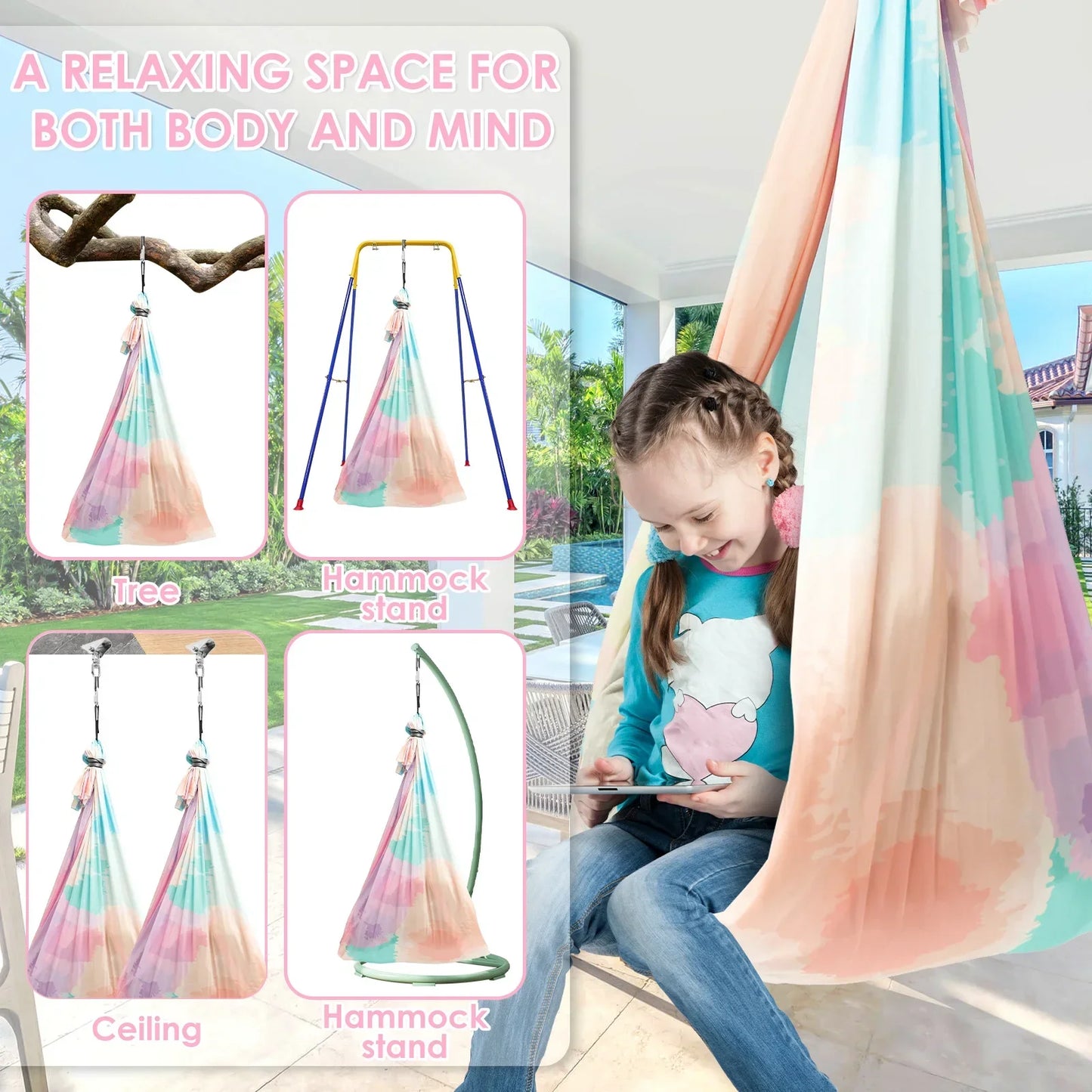 Columpio sensorial para niños