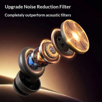 Tapones con alta reducción de ruido (hasta 50 dB)