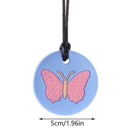 Colgante mordedor con forma de mariposa - silicona segura sin BPA | Neuromart