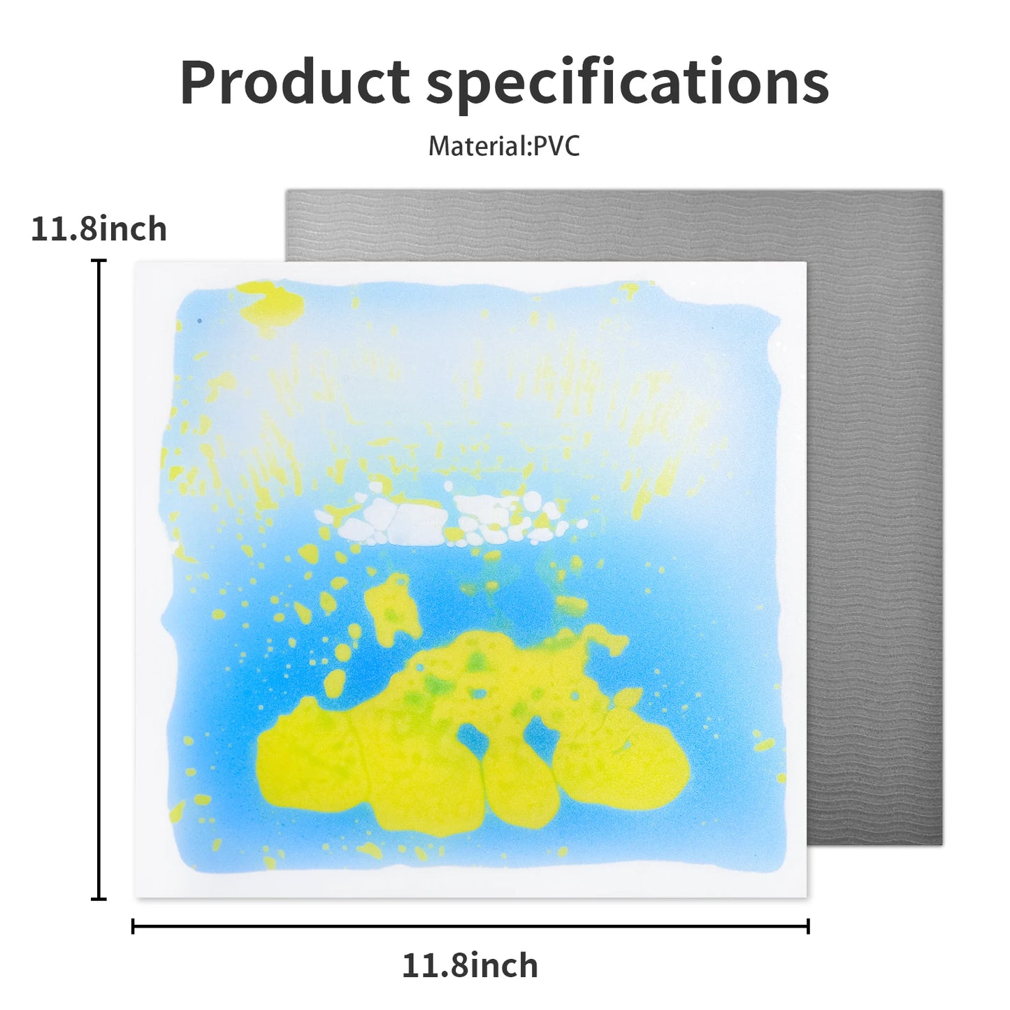 Alfombra sensorial con líquido