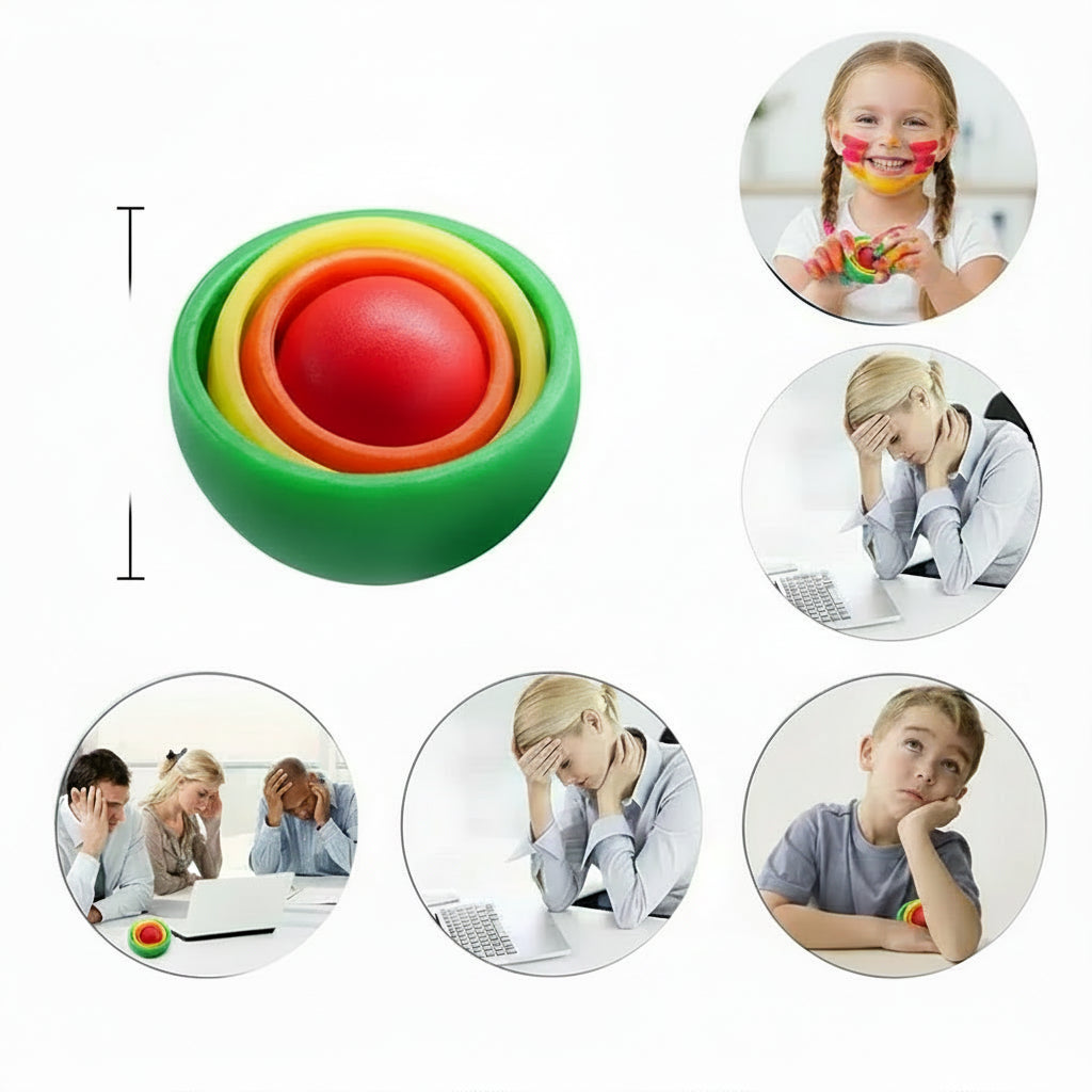 Fidget giroscopio 3D detalle | Neuromart