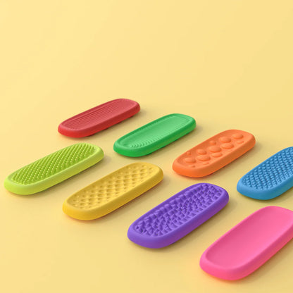 Tira sensorial de silicona fidget - colores variados | Neuromart