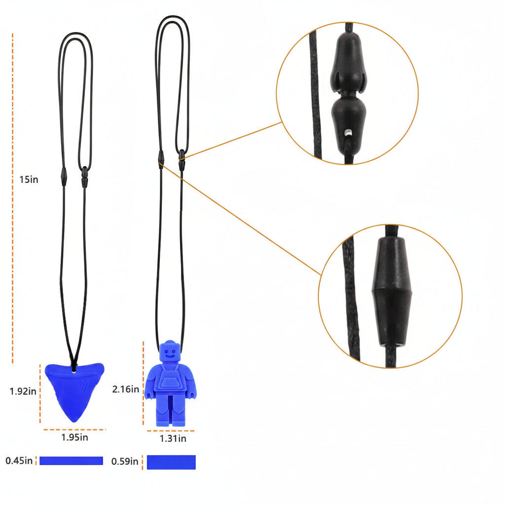 Collares masticables sensoriales varios colores | Neuromart