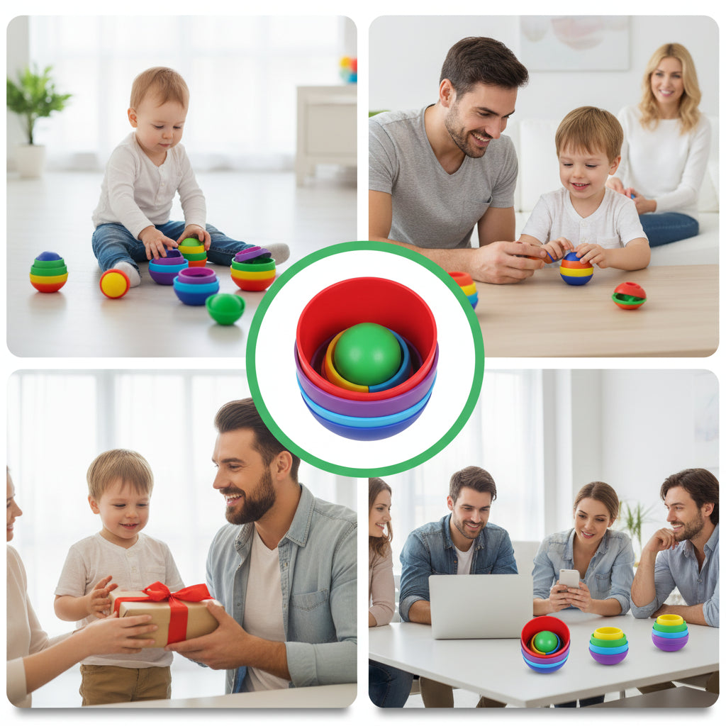 Fidget giroscopio 3D color plata | Neuromart